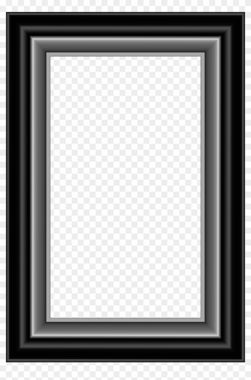 Black And Silver Frame Transparent Png Image - Symmetry Clipart