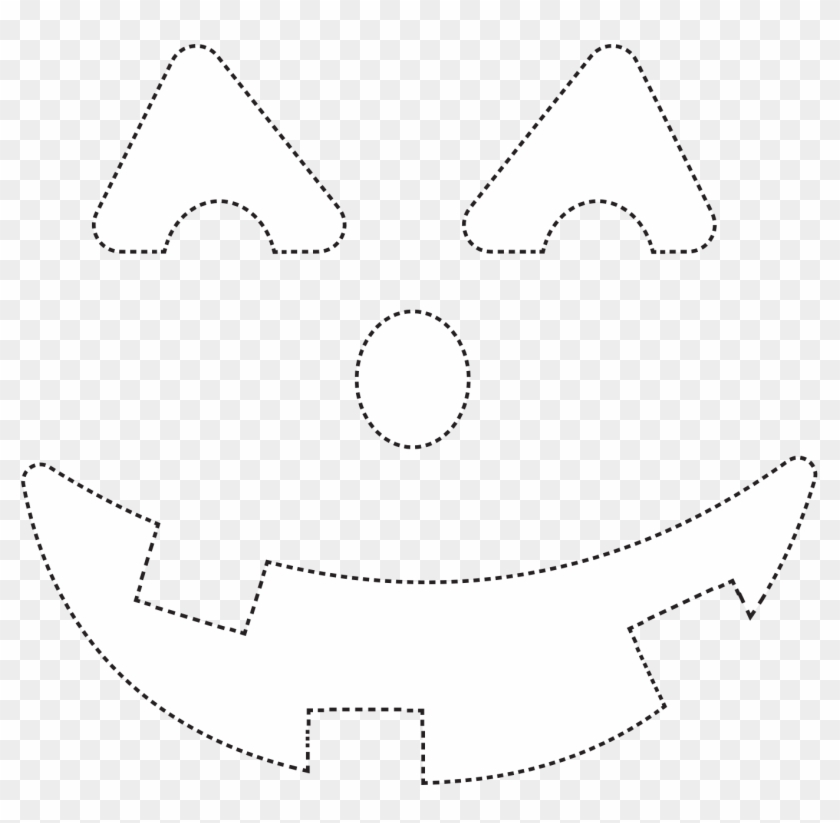 Printable Pineapple Jack O' Lantern Stencil - Jack O Lantern Stencil Clipart #300921