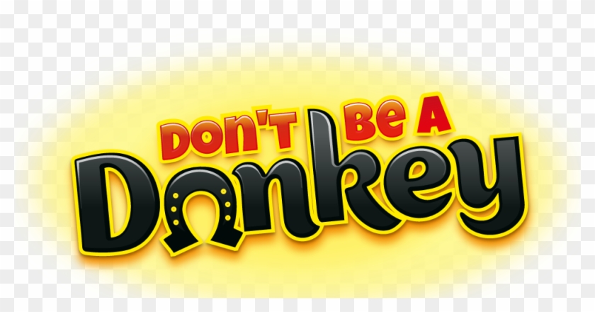 Logo Don't Be A Donkey - Graphic Design Clipart