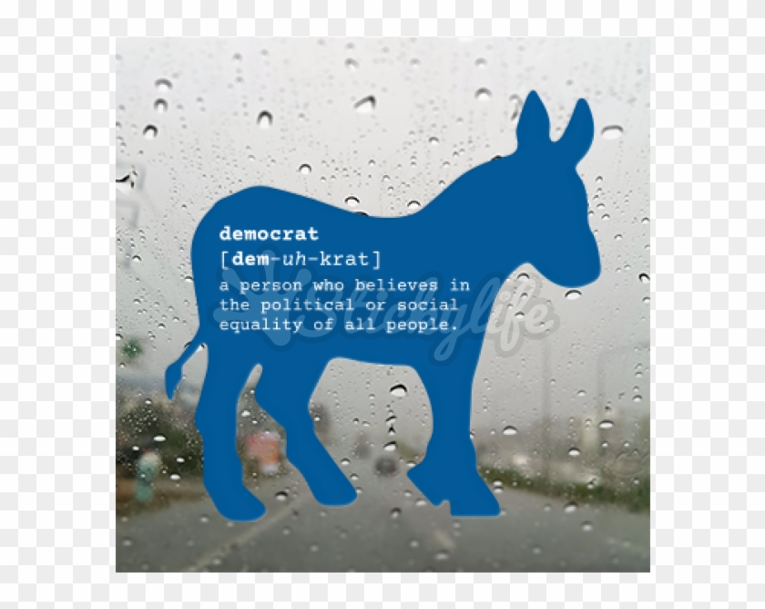 Custom Donkey Vinyl Decal - Democratic Republicans Symbol 1800 Clipart #301058