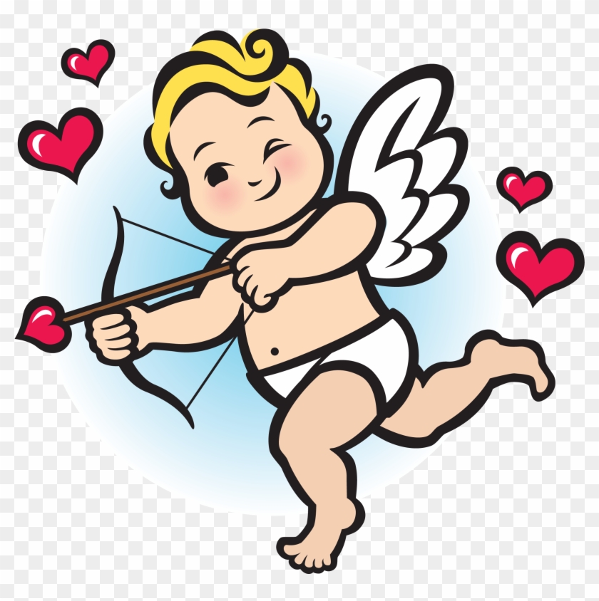 Holiday Mazda - Baby Cupid Cartoon Clipart
