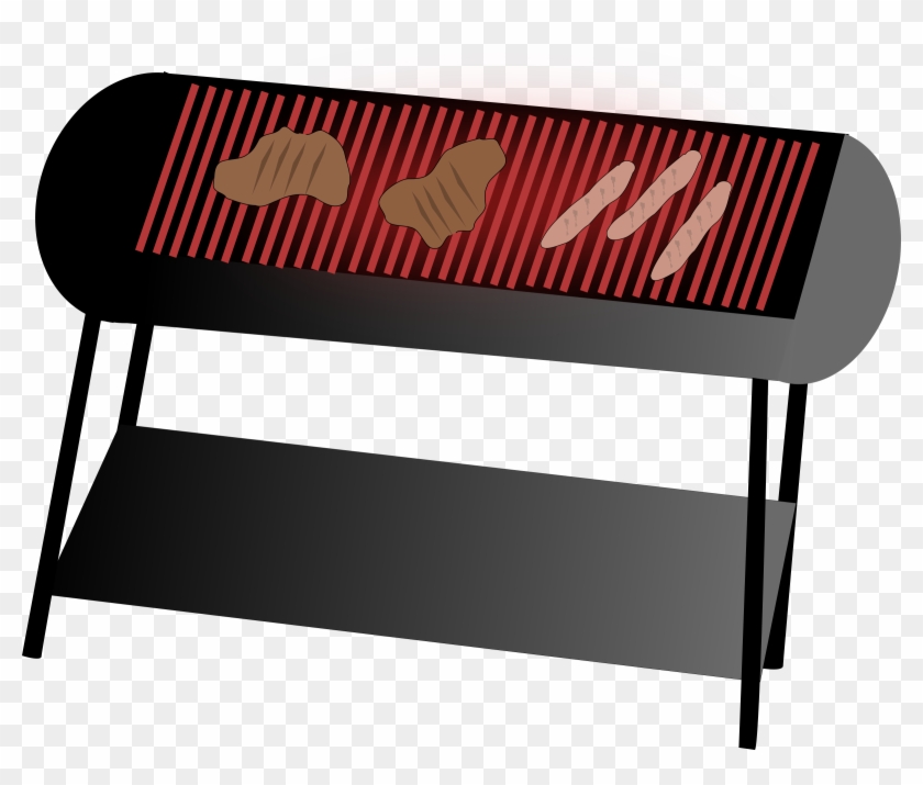 Simple Bbq Grill Vector Clipart Image - Bbq Grill Vector Png Transparent Png