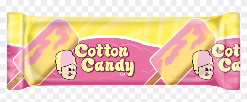 Cotton Candy Bar - Cotton Candy Ice Cream Popsicle Clipart #301111