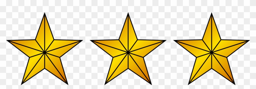 3 Gold Stars Clipart #301481