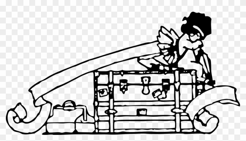 How To Set Use Cupid And Baggage Svg Vector Clipart #301530
