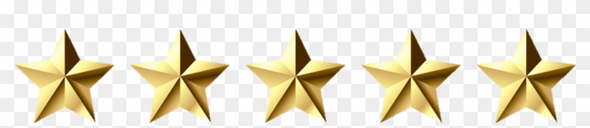 5 Gold Star Png - 5 Gold Stars Png Clipart