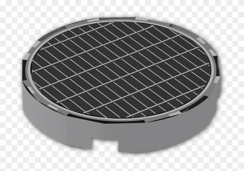 Tile 2 X 2 Round With Star Wars Millennium Falcon Vent - Outdoor Grill Rack & Topper Clipart