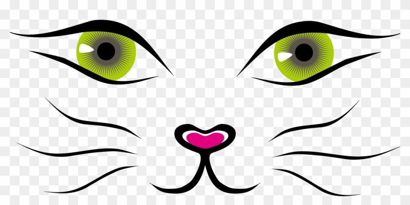 Cat Cartoon Clip Art - Cute Cartoon Cat Nose - Png Download #301895
