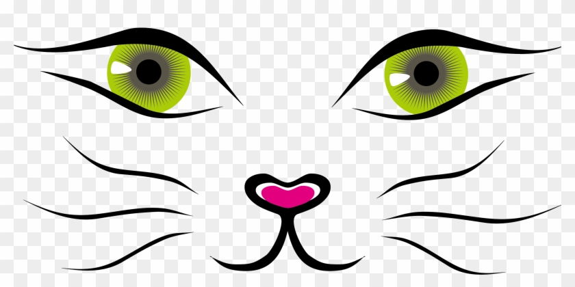 Cat Cartoon Clip Art - Cute Cartoon Cat Nose - Png Download (#301895