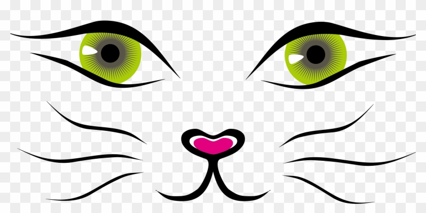 Cat Cartoon Clip Art - Cute Cartoon Cat Nose - Png Download