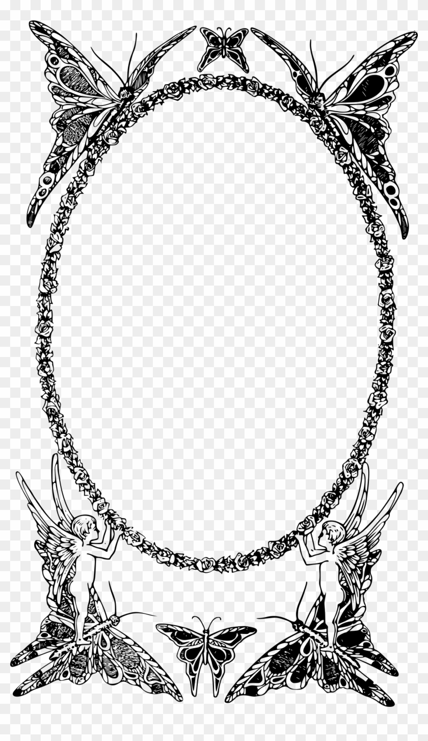 This Free Icons Png Design Of Butterfly Cupid Frame Clipart #301949