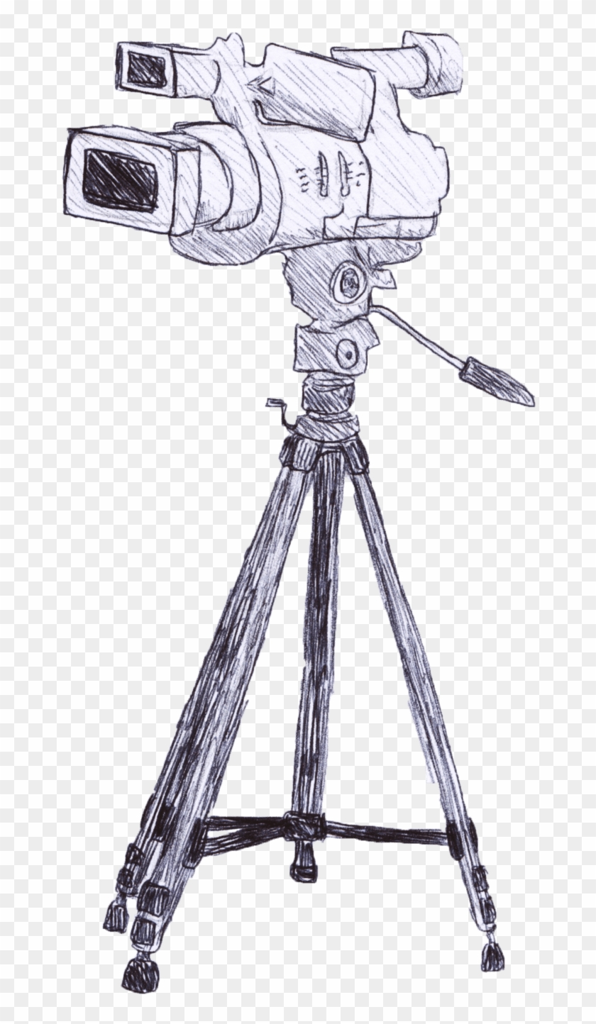 Video Camera , Png Download - Sketch Clipart #302039