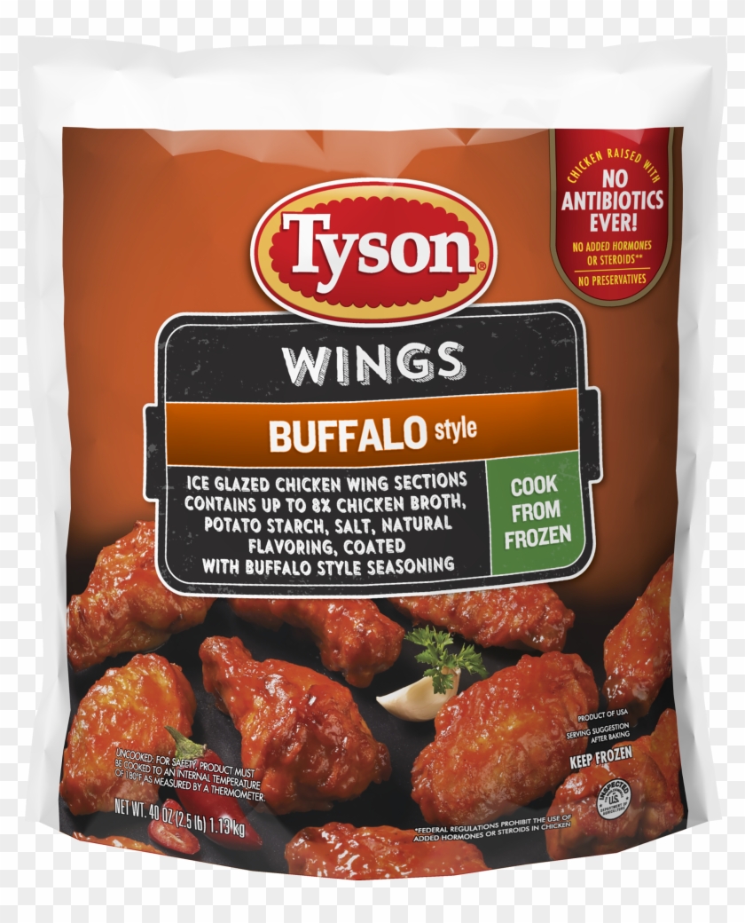 Tyson® Uncooked Buffalo Style Chicken Wings, - Tyson Wings Buffalo Style Clipart #302058