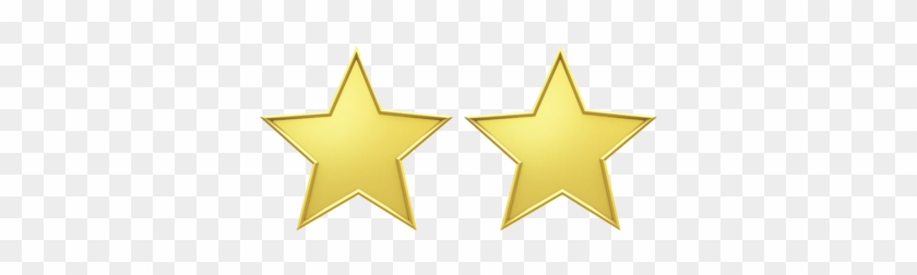 Good 2 Gold Stars - 2 Stars Png Clipart #302113