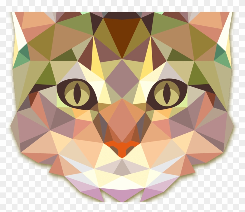 Createdprototype Geometric Cat Face Clipart