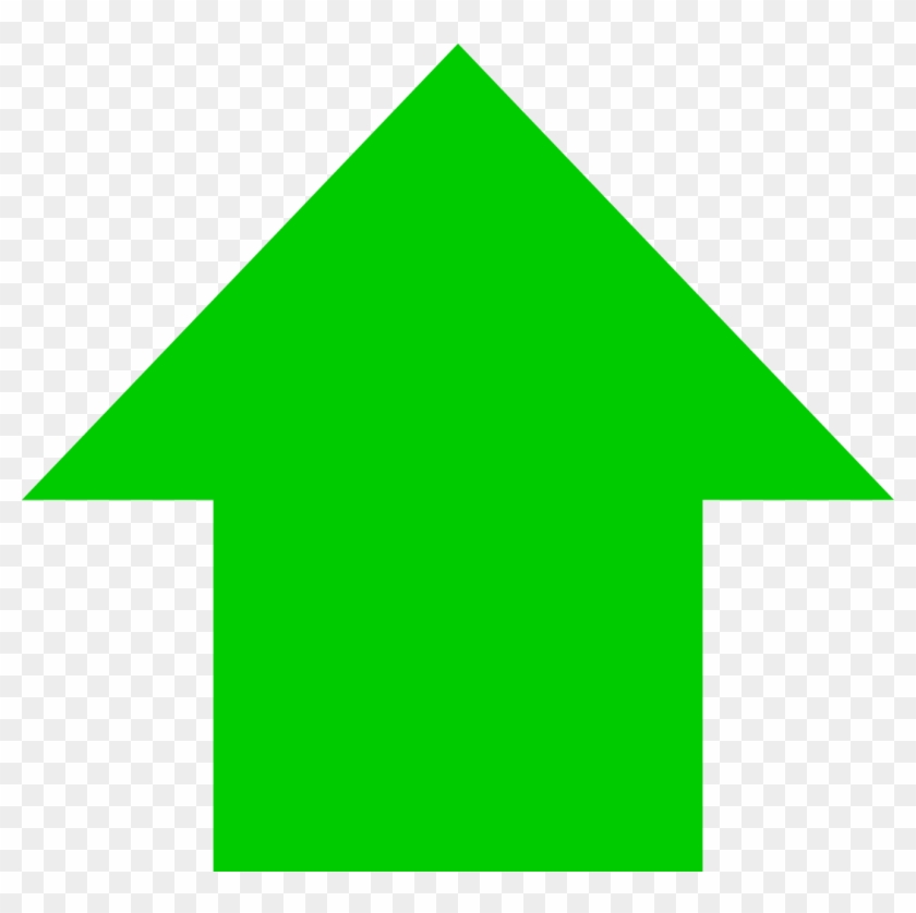 Green Up Arrow - Green Arrow Icon Png Clipart #302955