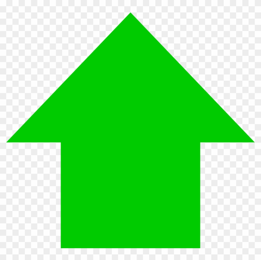 Green Up Arrow - Green Arrow Icon Png Clipart
