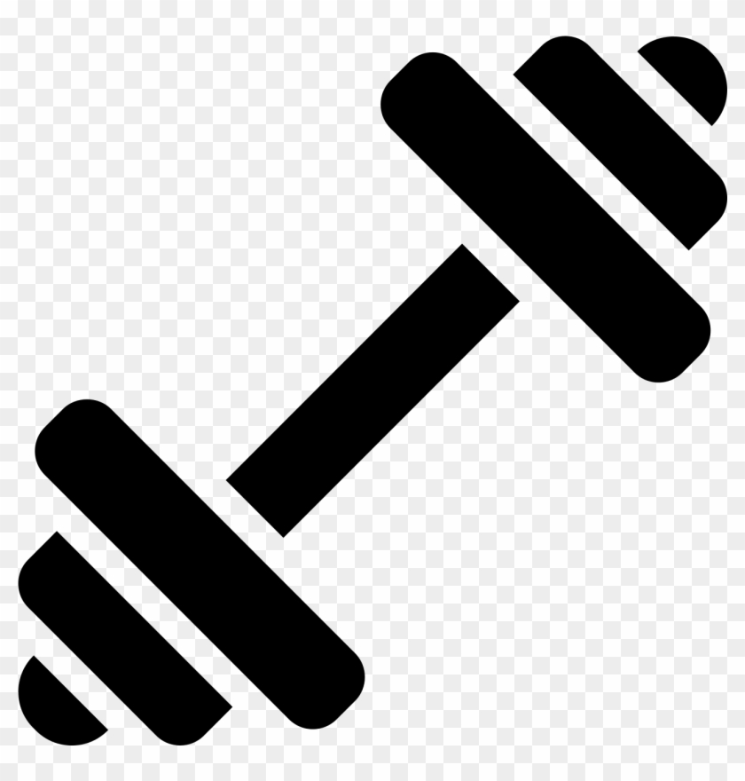 Banner Free Download Dumbbell Clipart Transparent Background - Pesas Gym Png