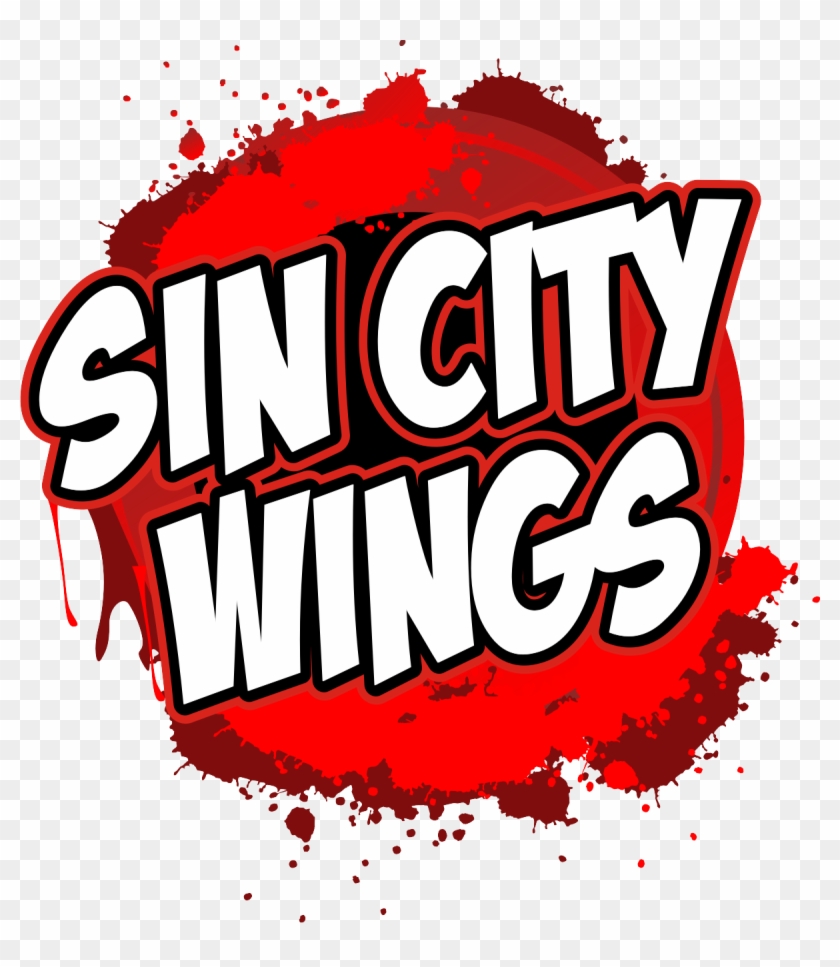 Sin City Wings Logo - Wings Food Logo Clipart #303131