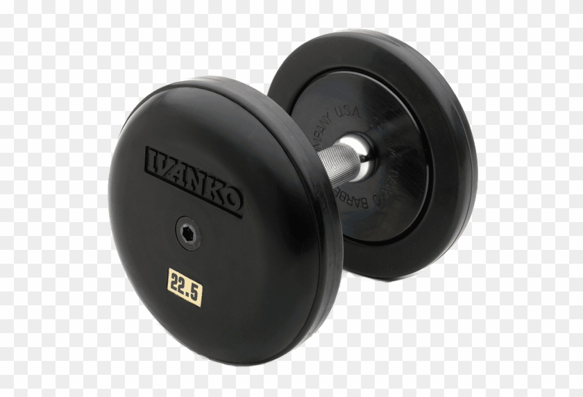 Rubber Encased Cast Iron Plate W End - Gym Dumbbells Rubber Clipart