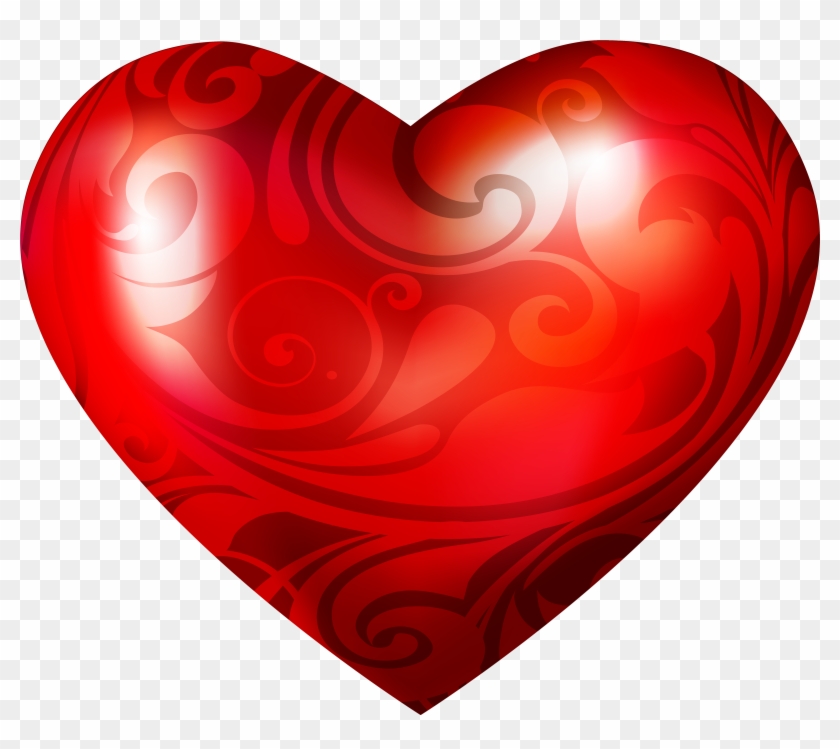 Ornamental Heart Png Clipart - วาด รูป หัวใจ 3 มิติ Transparent Png