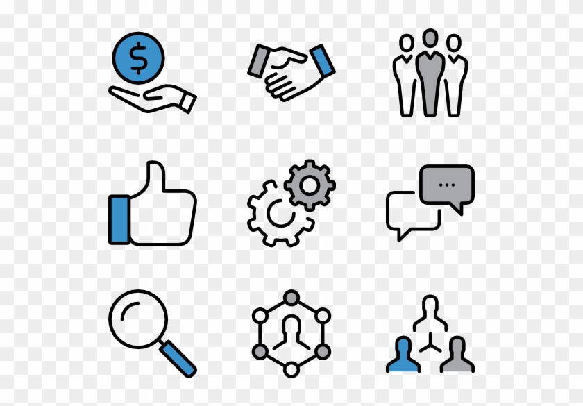 Business Set - Business Icon Vector Png Clipart