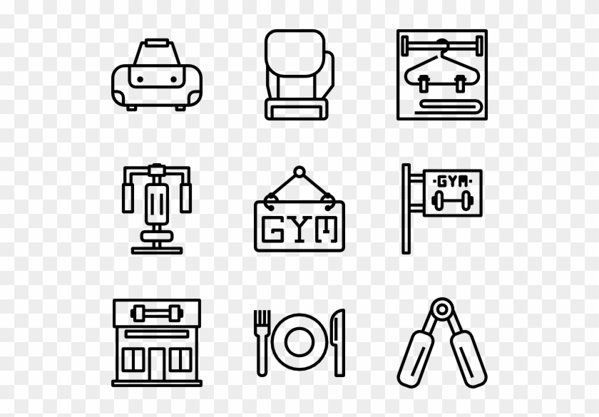 Gym - Pet Shop Icons Clipart #303624