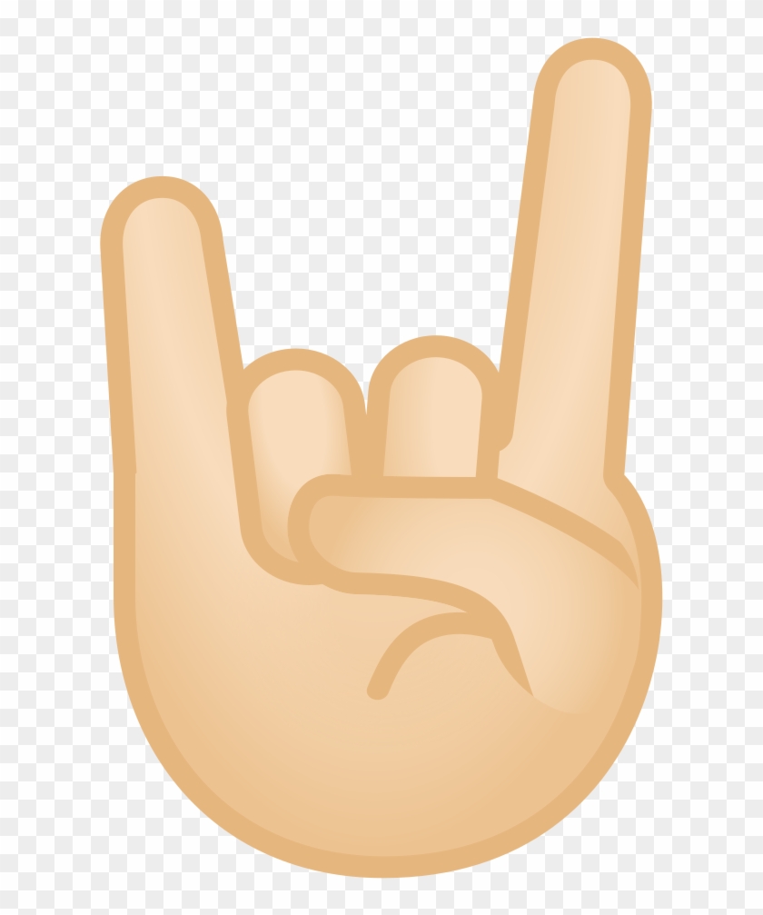 Download Svg Download Png - Emoji Hand Rock Png Clipart #303752