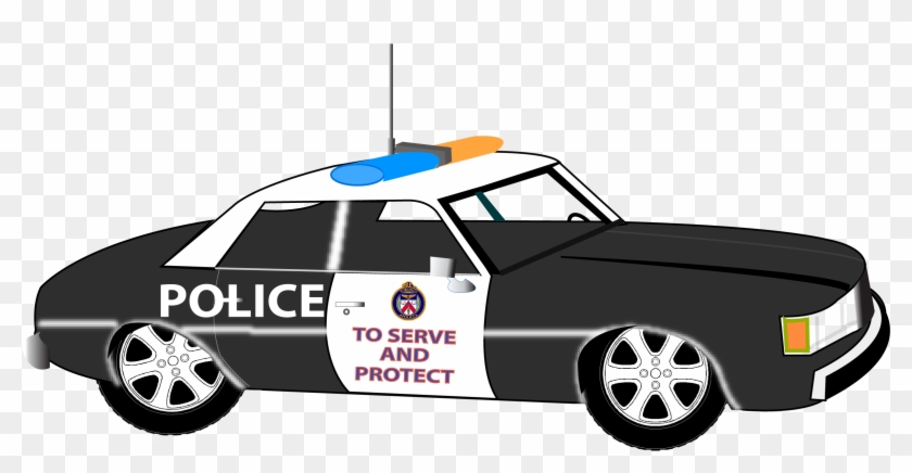 Image Black And White Library Collection Of Police - Police Car Clipart Png Transparent Png #303780