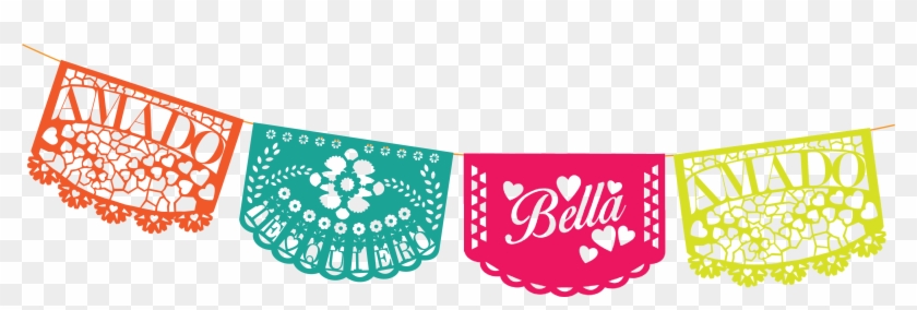 Mexican Background Png - Papel Picado Clipart Transparent Png #303860