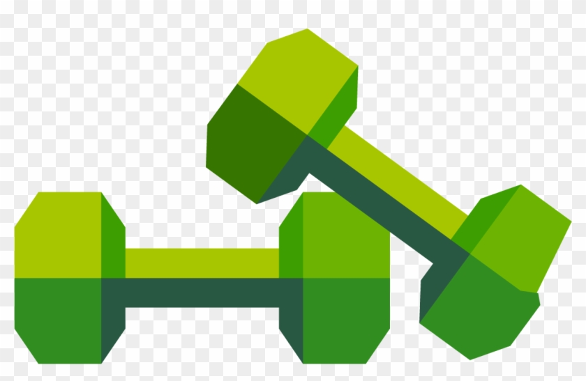 Banner Freeuse Download Dumbbell Physical Bodybuilding - Dumbbell Png Vector Clipart
