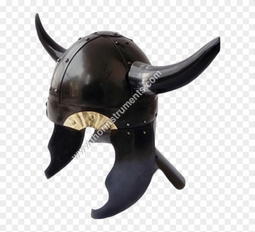 Viking Barbarian Hm259 Armor Helmet With Horns - Fish Clipart #303991