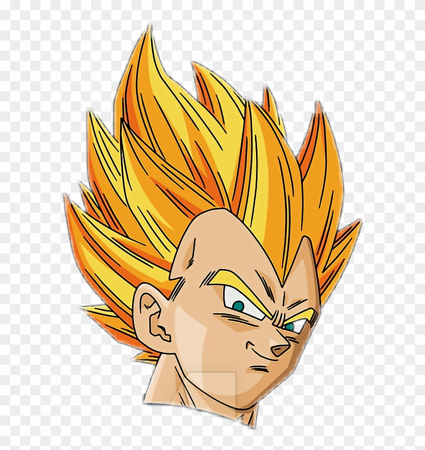 Vegeta Head Png , Png Download - Vegeta Head Transparent Clipart #304151