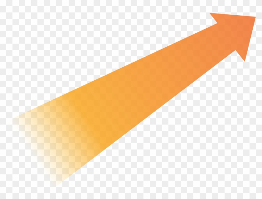 A44 Trendarrow Orange Goup - Orange Curved Arrow Png Clipart