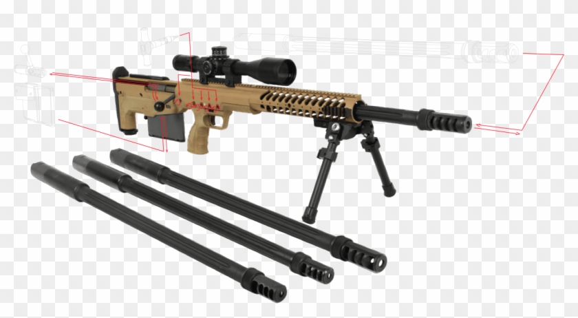 Firearms Conversion Image Bottom Graphic - Ht 1 Sniper Rifle Clipart #304625