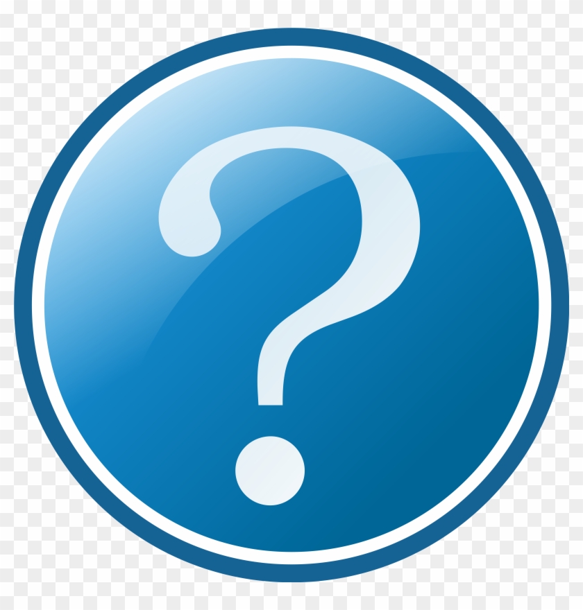 Moving Animated Question Marks And Exclamation Point - Question Mark In Blue Circle Clipart #304642