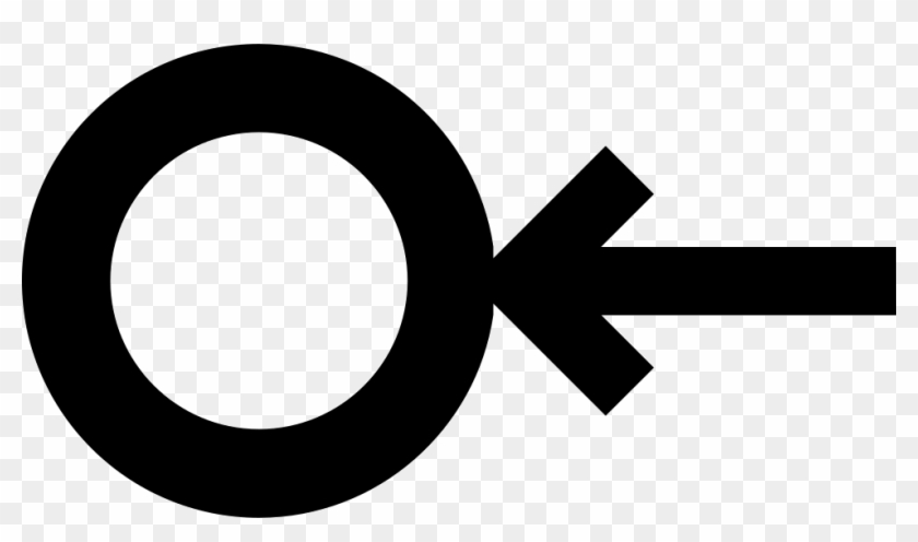 Small Circle Outline With Arrow To The Left Comments - Arrow Outline With Circle Clipart