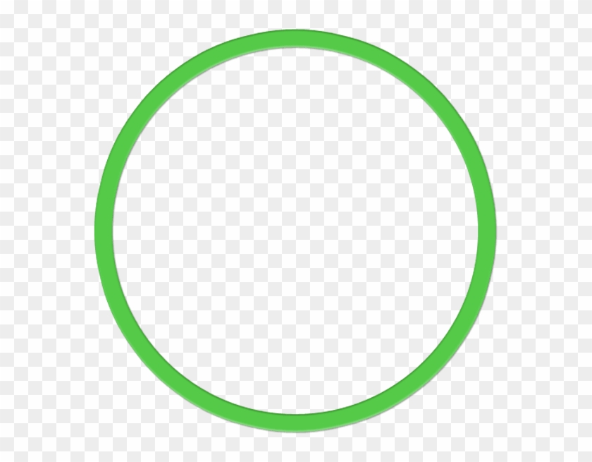 Slide2 Circle Outer Green - Green Circle Outline Clip Art - Png Download
