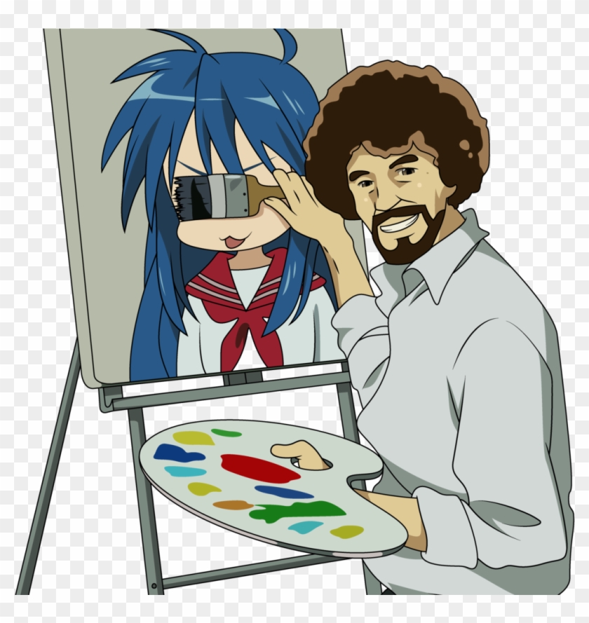 Sayonara Zetsubou Sensei Bob Ross , Png Download - Sayonara Zetsubou Sensei Bob Ross Clipart