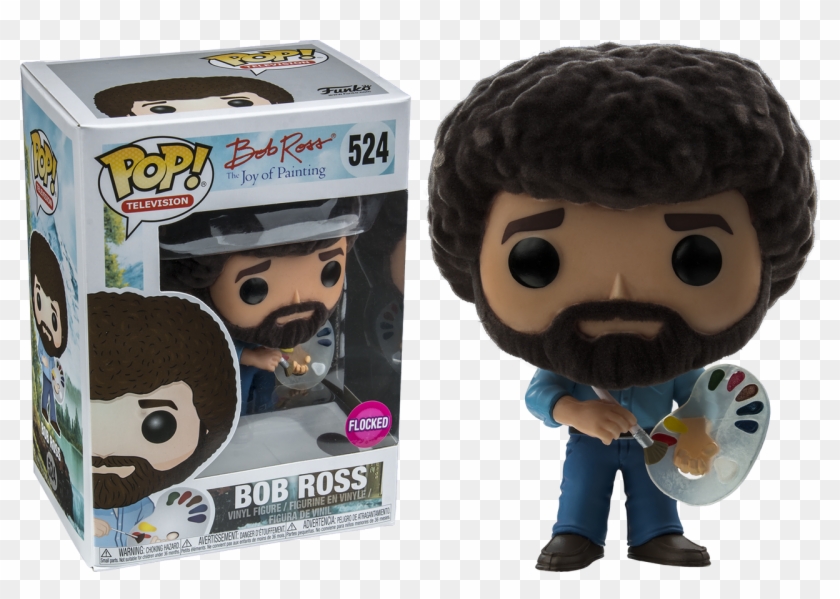 Bob Ross Funko Pop Clipart