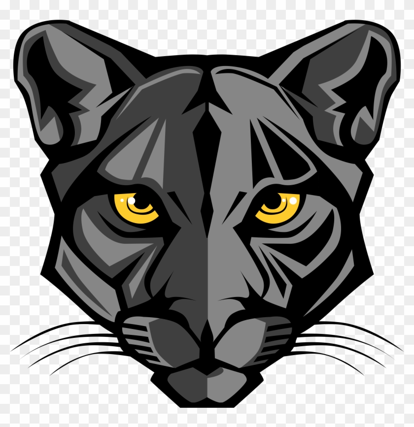 Panther Paw Logo Png - Panthers Face Clip Art Transparent Png #305232