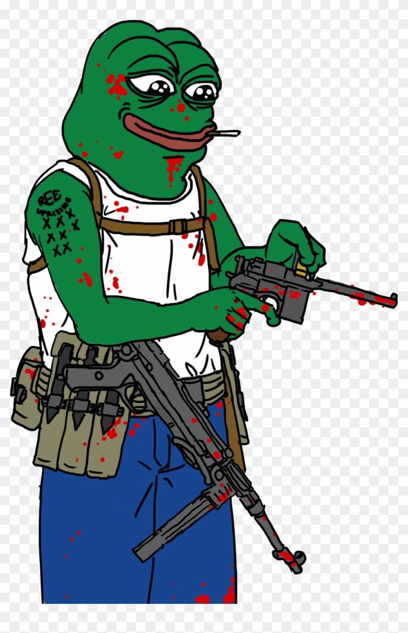 What The **** Did You Just Say You Little Bitch - White Power Pepe Clipart #305329