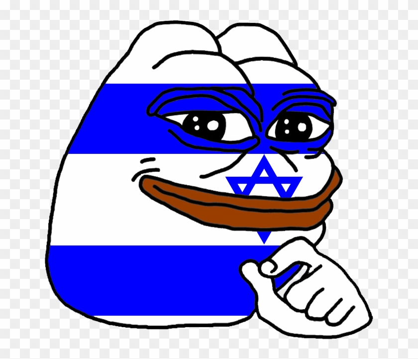 Jewish State Pepe Png Pepe Frog Jew - Jewish Pepe The Frog Clipart #305556