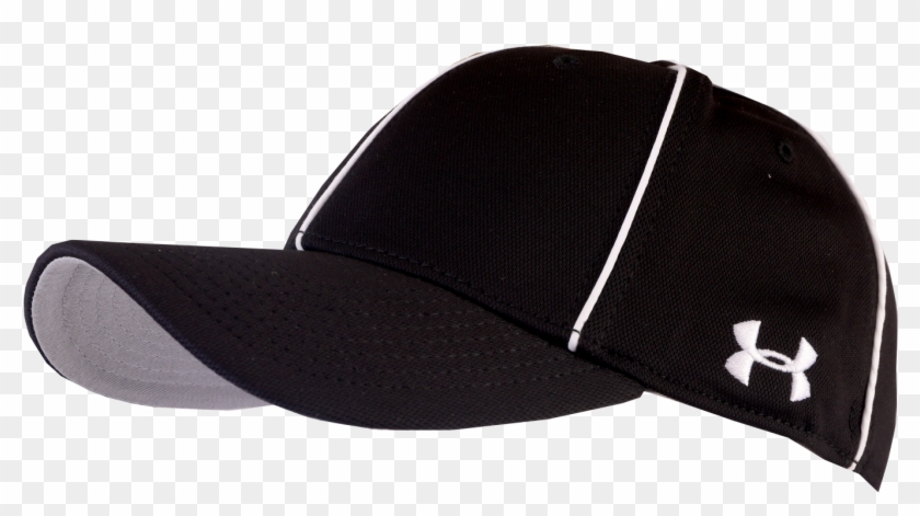 Black Under Armour Flex Fit Football Hat - Baseball Cap Clipart
