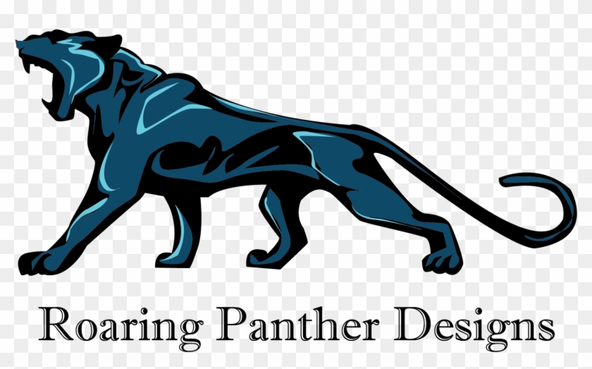 How To Draw Panthers Logo Page - Roar Drawing Panther Clipart #305909