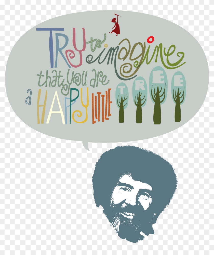 Bob Ross Rules Www - Graphic Design Clipart #306007