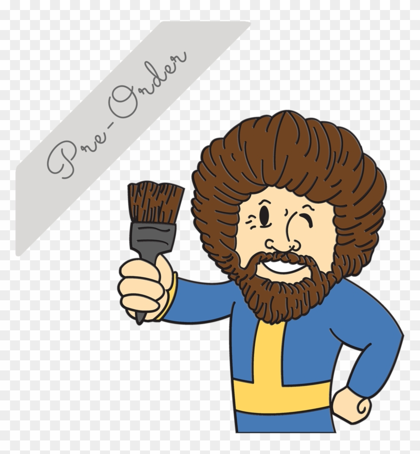 Bob Ross X Vault - Vault Boy Bob Ross Clipart #306035