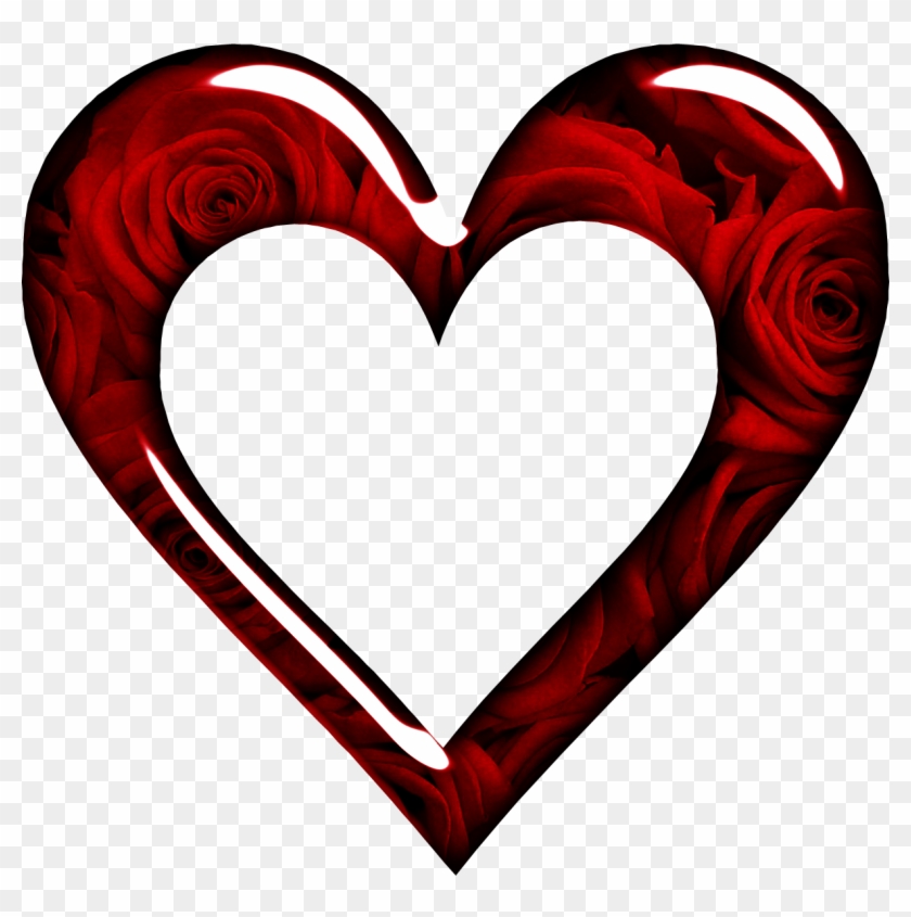 Heart Rose Transparent Frameu200b Gallery Yopriceville - Transparent Background Heart Frame Clipart