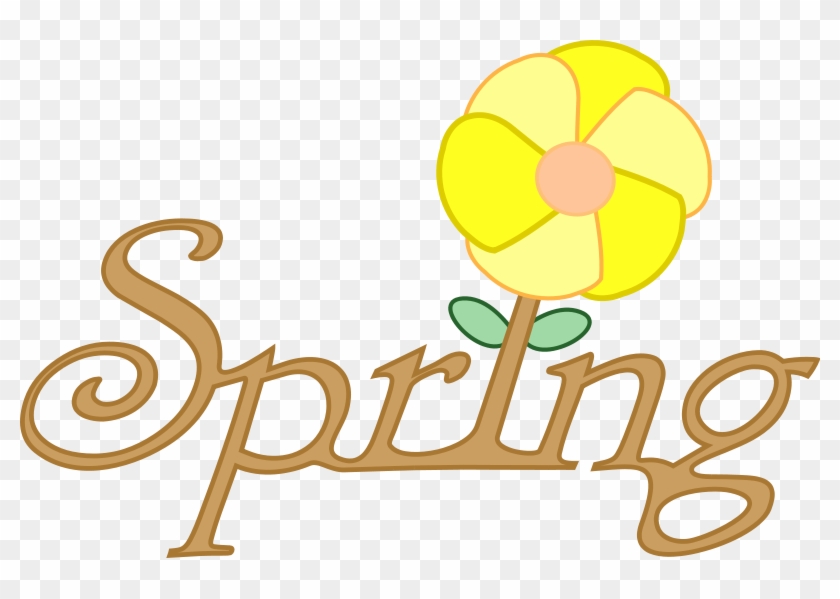 Spring Flower Spring Clipart Graphics Of The Renewal - Cartoon Pictures Of Spring Season - Png Download