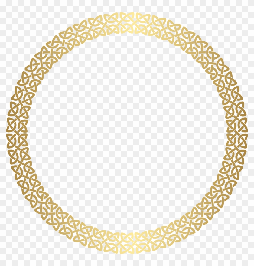 Gold Circle Png Clipart #306438